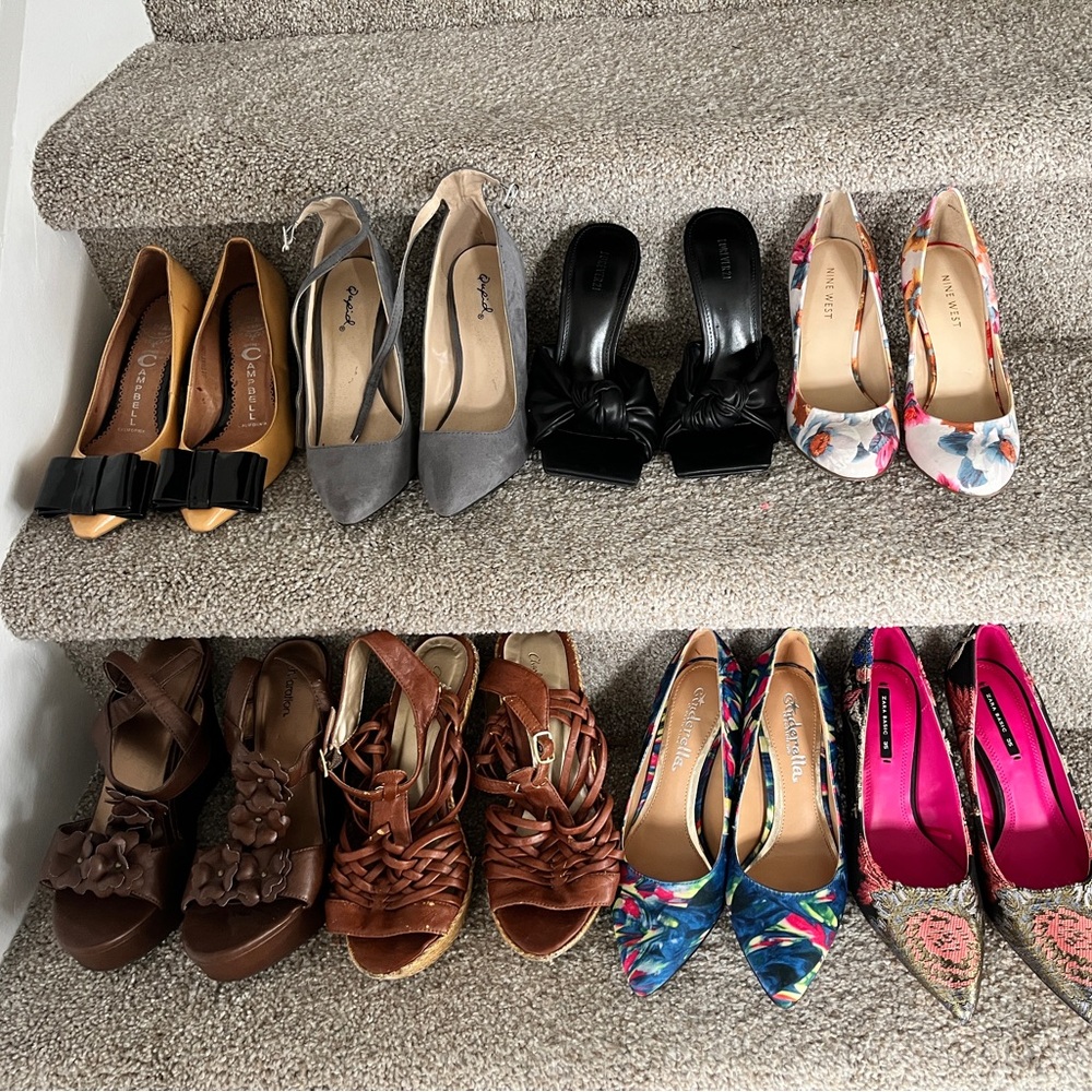 Womans heels pumps wedges and more